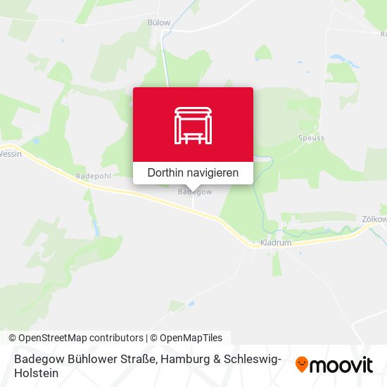 Badegow Bühlower Straße Karte