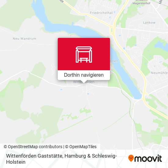 Wittenförden Gaststätte Karte