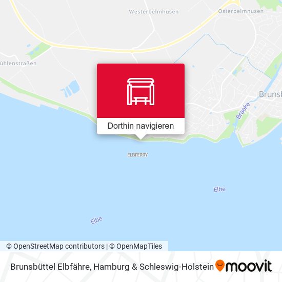 Brunsbüttel Elbfähre Karte