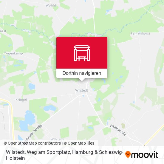 Wilstedt, Weg am Sportplatz Karte
