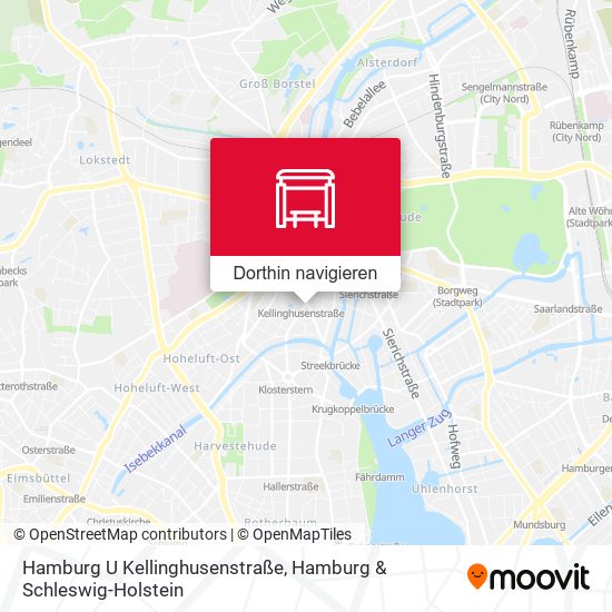 Hamburg U Kellinghusenstraße Karte