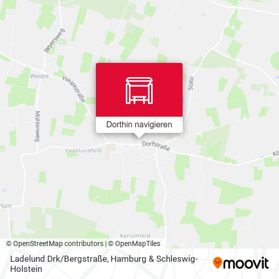 Ladelund Drk/Bergstraße Karte