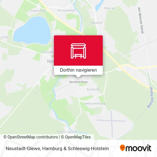 Neustadt-Glewe Karte