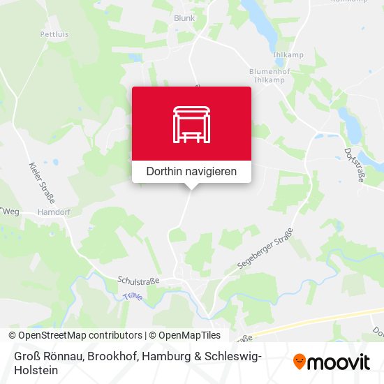 Groß Rönnau, Brookhof Karte