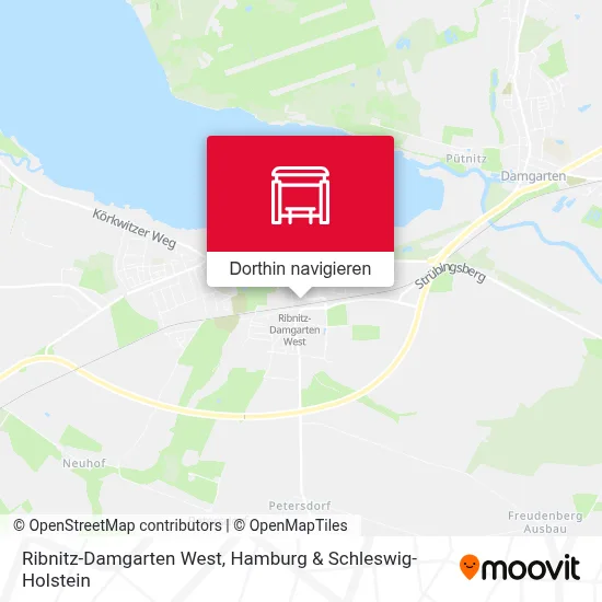 Ribnitz-Damgarten West Karte