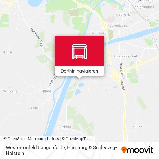 Westerrönfeld Langenfelde Karte