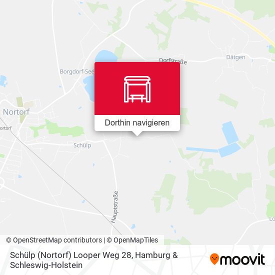 Schülp (Nortorf) Looper Weg 28 Karte