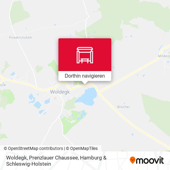 Woldegk, Prenzlauer Chaussee Karte