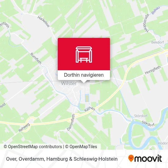 Over, Overdamm Karte