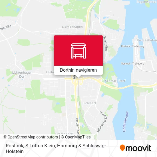 Rostock, S Lütten Klein Karte