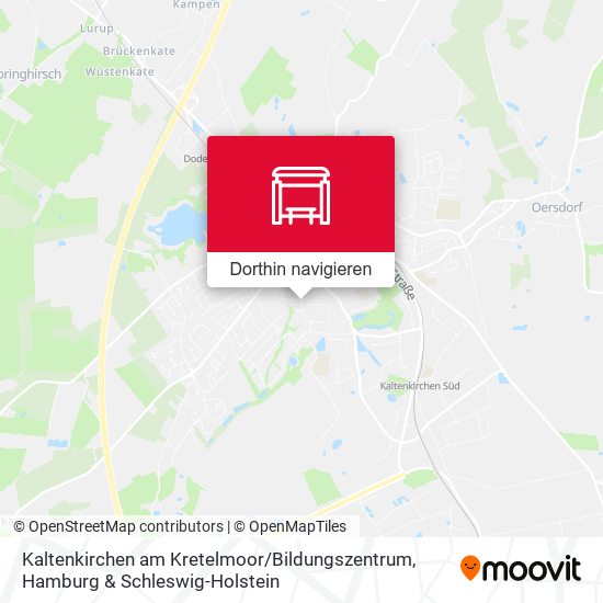 Kaltenkirchen am Kretelmoor / Bildungszentrum Karte