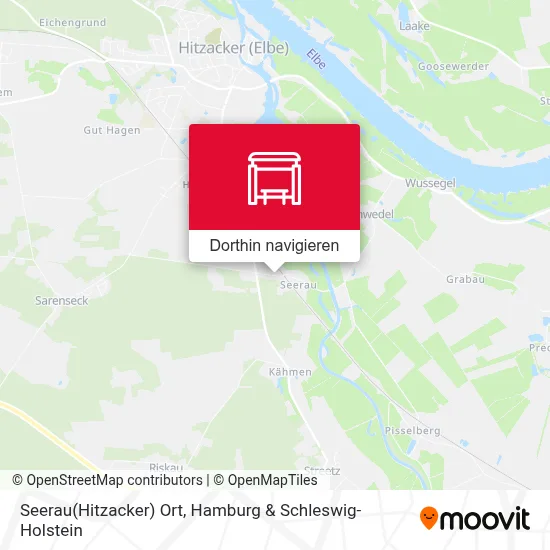 Seerau(Hitzacker) Ort Karte