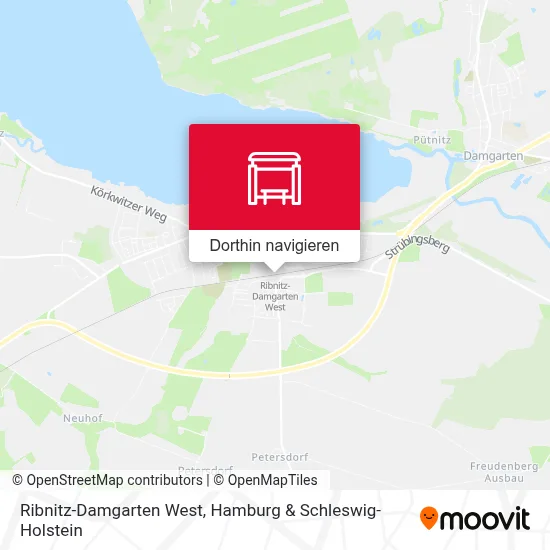 Ribnitz-Damgarten West Karte