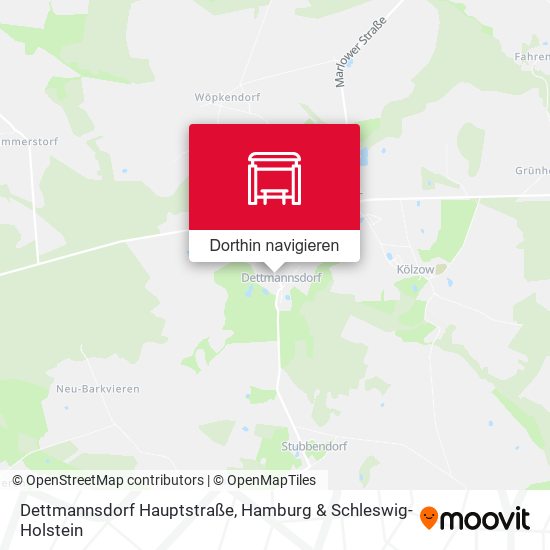 Dettmannsdorf Hauptstraße Karte