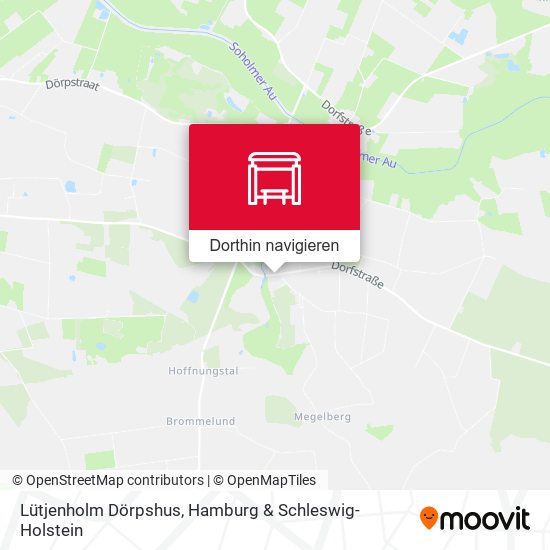 Lütjenholm Dörpshus Karte