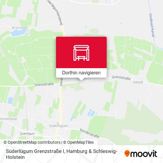 Süderlügum Grenzstraße I Karte