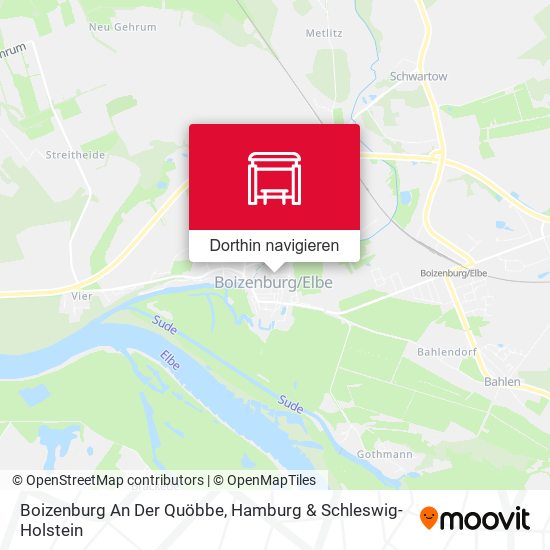 Boizenburg  An Der Quöbbe Karte