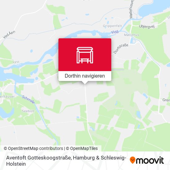 Aventoft Gotteskoogstraße Karte