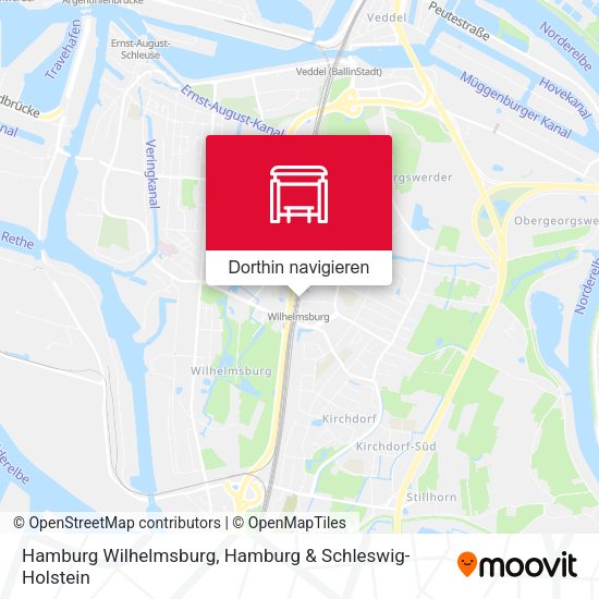 Hamburg Wilhelmsburg Karte