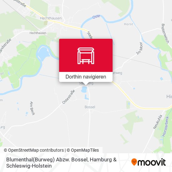 Blumenthal(Burweg) Abzw. Bossel Karte