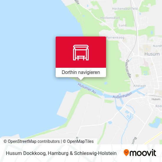 Husum Dockkoog Karte