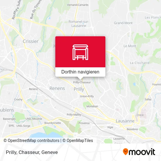 Prilly, Chasseur Karte