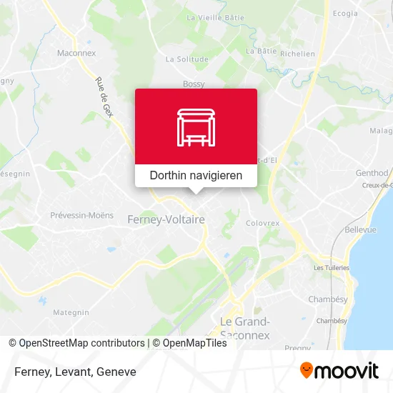 Ferney, Levant Karte