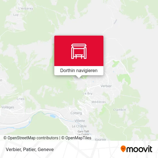 Verbier, Patier Karte