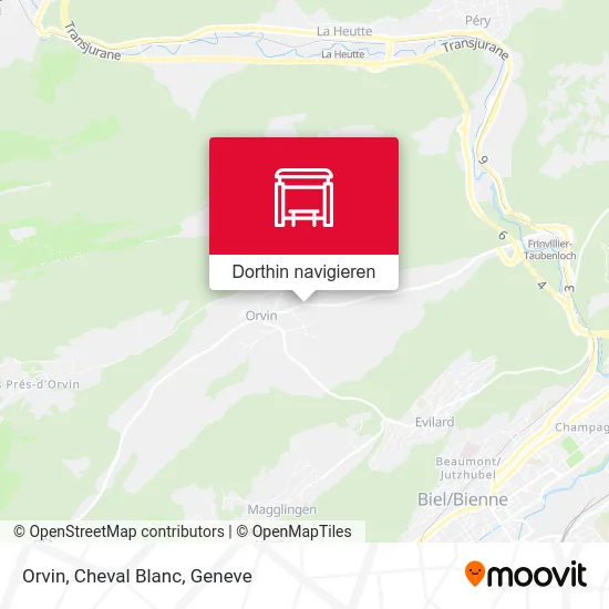 Orvin, Cheval Blanc Karte