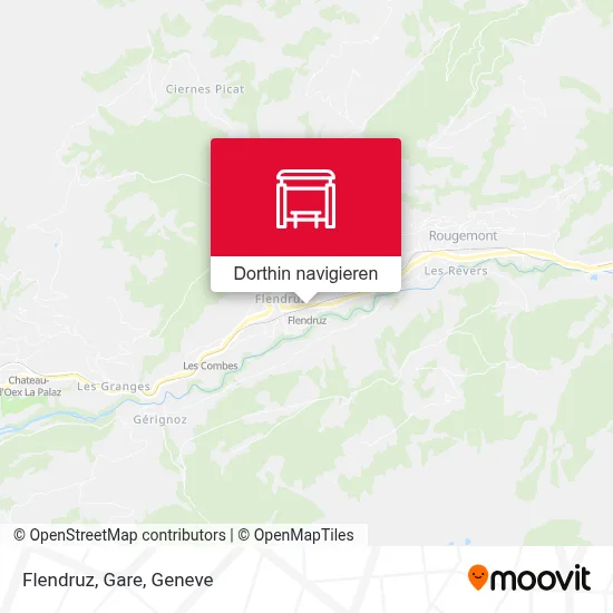 Flendruz, Gare Karte