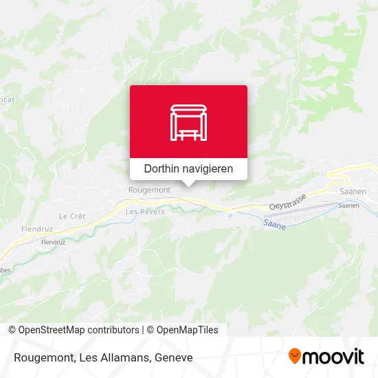 Rougemont, Les Allamans Karte
