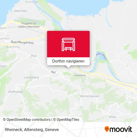 Rheineck, Altensteig Karte