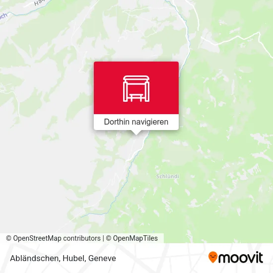 Abländschen, Hubel Karte