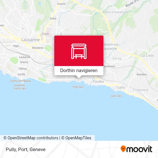 Pully, Port Karte