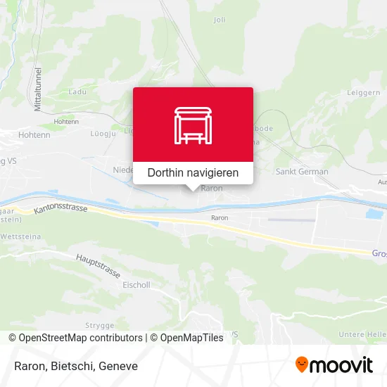Raron, Bietschi Karte