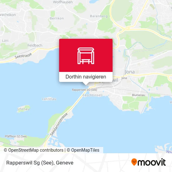 Rapperswil Sg (See) Karte