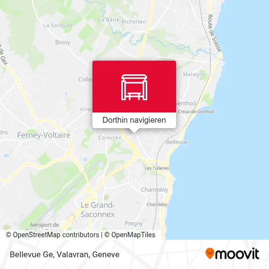 Bellevue Ge, Valavran Karte