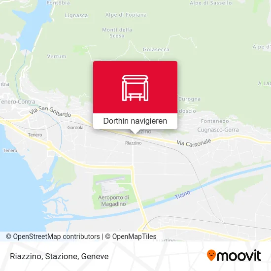 Riazzino, Stazione Karte