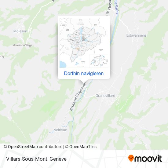 Villars-Sous-Mont Karte