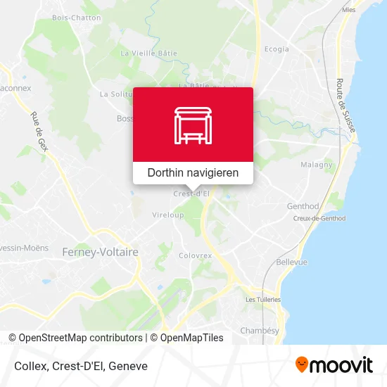 Collex, Crest-D'El Karte