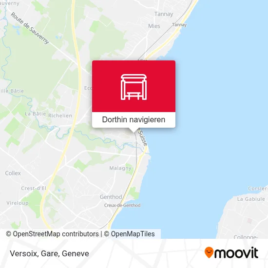 Versoix, Gare Karte