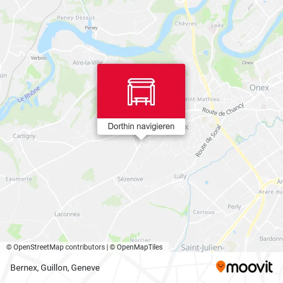Bernex, Guillon Karte