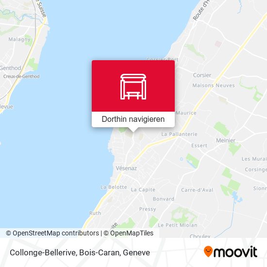 Collonge-Bellerive, Bois-Caran Karte