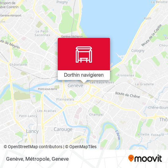Genève, Métropole Karte