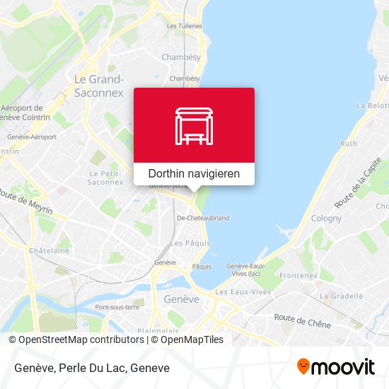Genève, Perle Du Lac Karte