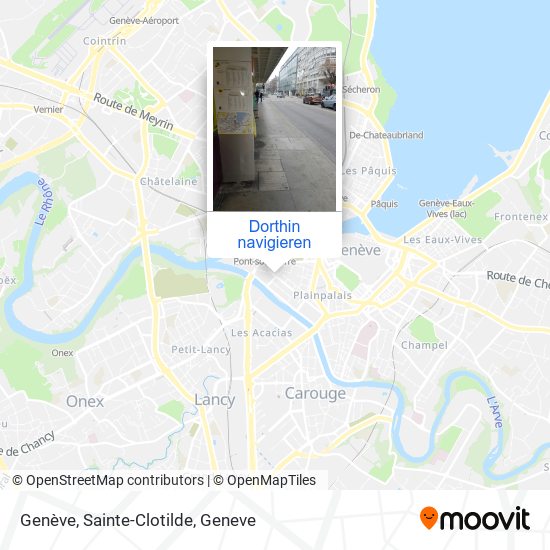 Genève, Sainte-Clotilde Karte