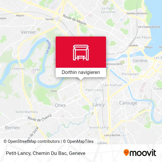 Petit-Lancy, Chemin Du Bac Karte