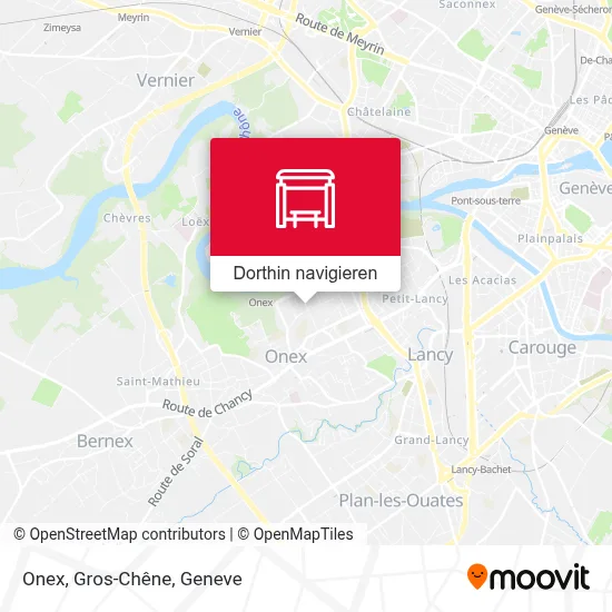 Onex, Gros-Chêne Karte