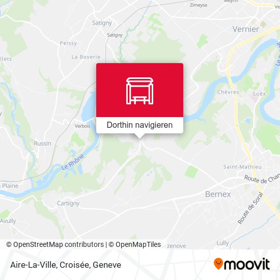 Aire-La-Ville, Croisée Karte