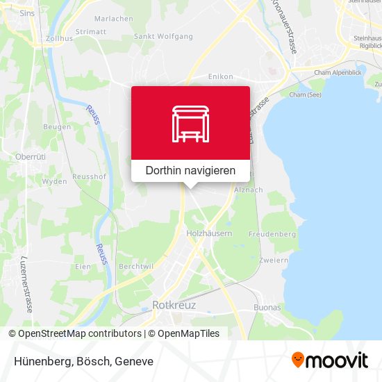 Hünenberg, Bösch Karte